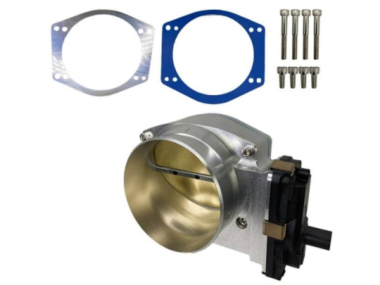 Granatelli 103mm Billet Throttle Body - Natural Finish - LT1 / LT4 / LT5