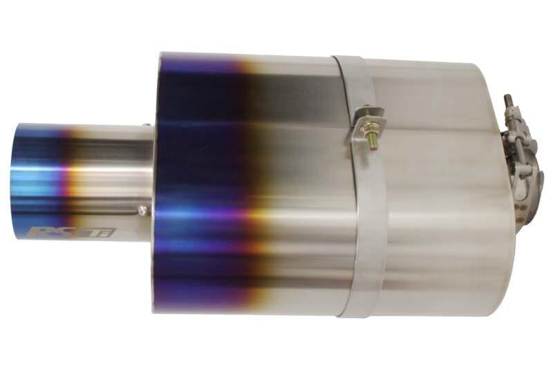 GReddy - Universal Titanium Oval Muffler 2.5in ID Muffler Inlet - 11003525 Photo - Close Up