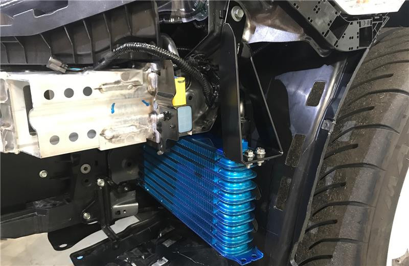 GReddy 2017-2019 Honda Civic Type-R NS1010G 10 Row Oil Cooler Kit - 12058002 Photo - Primary