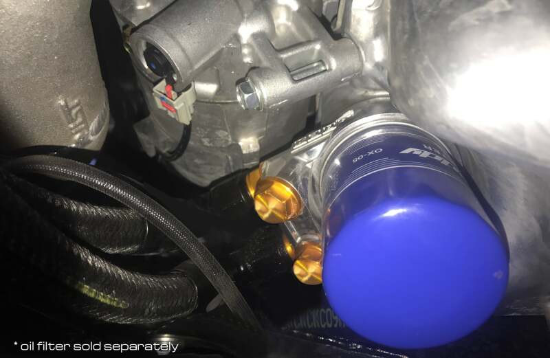 GReddy 2017-2019 Honda Civic Type-R NS1010G 10 Row Oil Cooler Kit - 12058002 Photo - Close Up