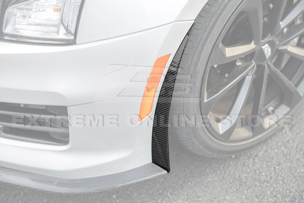 EOS OEM Track Package Front Wheel Arches - Carbon Fiber - 16-19 ATS-V