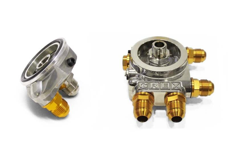 GReddy TYPE-G OIL FILTER RELOCATION BLOCK USES M20xP1.5 FILTER 10AN - 12401183 Photo - Close Up