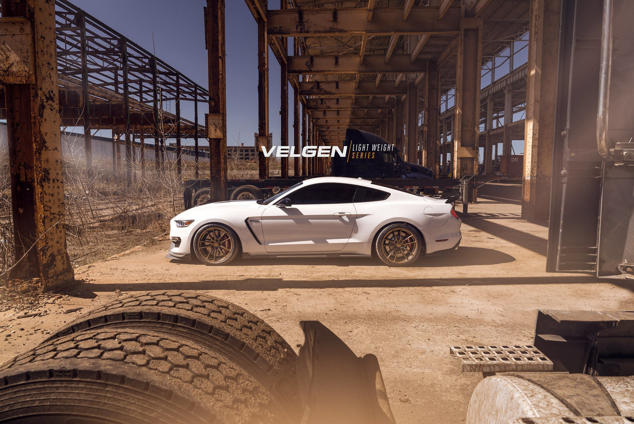Velgen VF5 Wheel Kit 19x10 / 19x11 Gloss Gunmetal - 2015-2024 Ford Mustang S550 / S650
