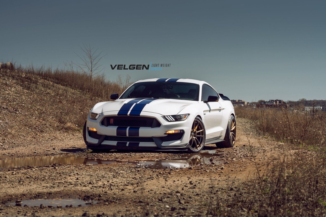 Velgen VF5 Wheel Kit 19x10 / 19x11 Gloss Gunmetal - 2015-2024 Ford Mustang S550 / S650