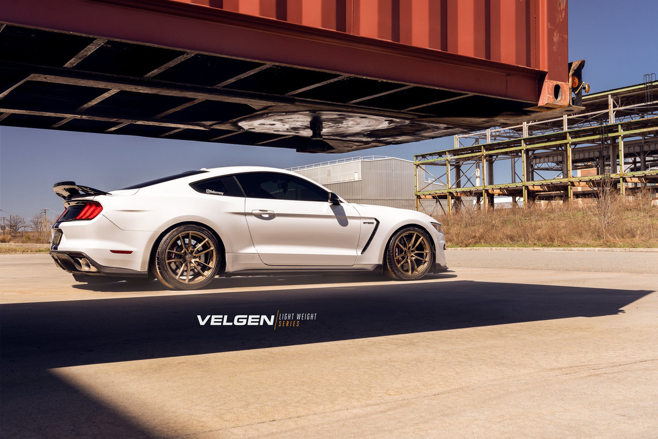 Velgen VF5 Wheel Kit 20x11 / 20x11.5 Gloss Black - 2016-2020 Ford Mustang S550 GT350