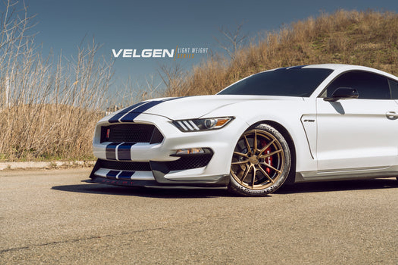 Velgen VF5 Wheel Kit 20x11 / 20x11.5 Gloss Black - 2016-2020 Ford Mustang S550 GT350