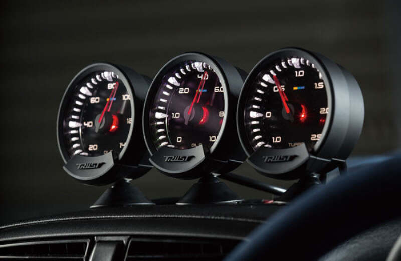 GReddy Sirius Meter - Turbo Boost 74mm Analog Display Gauge (w/Boost Sensor & Harness Set) - 16001730 Photo - Close Up