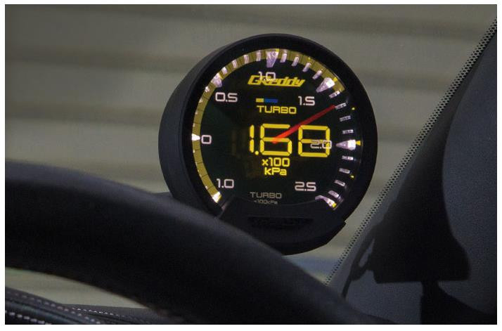 GReddy Sirius Unify Turbo Boost Gauge Set (Sirius Meter w/Boost Pressure Sensor Set & Vision Displ) - 16001740 Photo - Primary