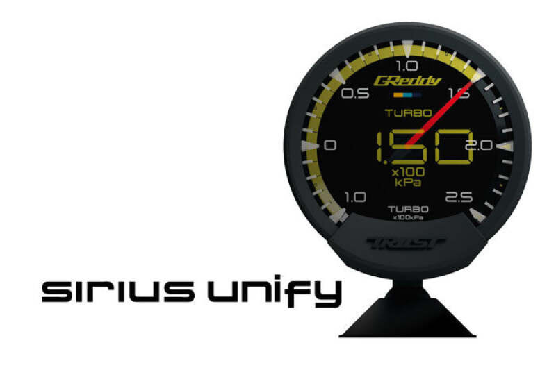 GReddy Sirius Unify Fuel Pressure Gauge Set (Sirius Meter w/Fuel Press Sensor Set & Vision Disp) - 16001744 Photo - Primary