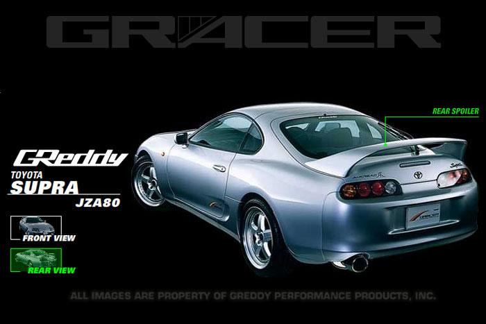 GReddy Aero 1993-1997 Toyota Supra JZA80 Rear Wing Spoiler - 17010026 Photo - Primary