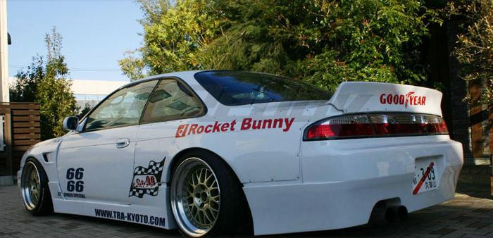 GReddy 94-96 Nissan 240SX S14 Rocket Bunny Front Wide Fenders Ver. 1 - 17020254 Photo - Primary