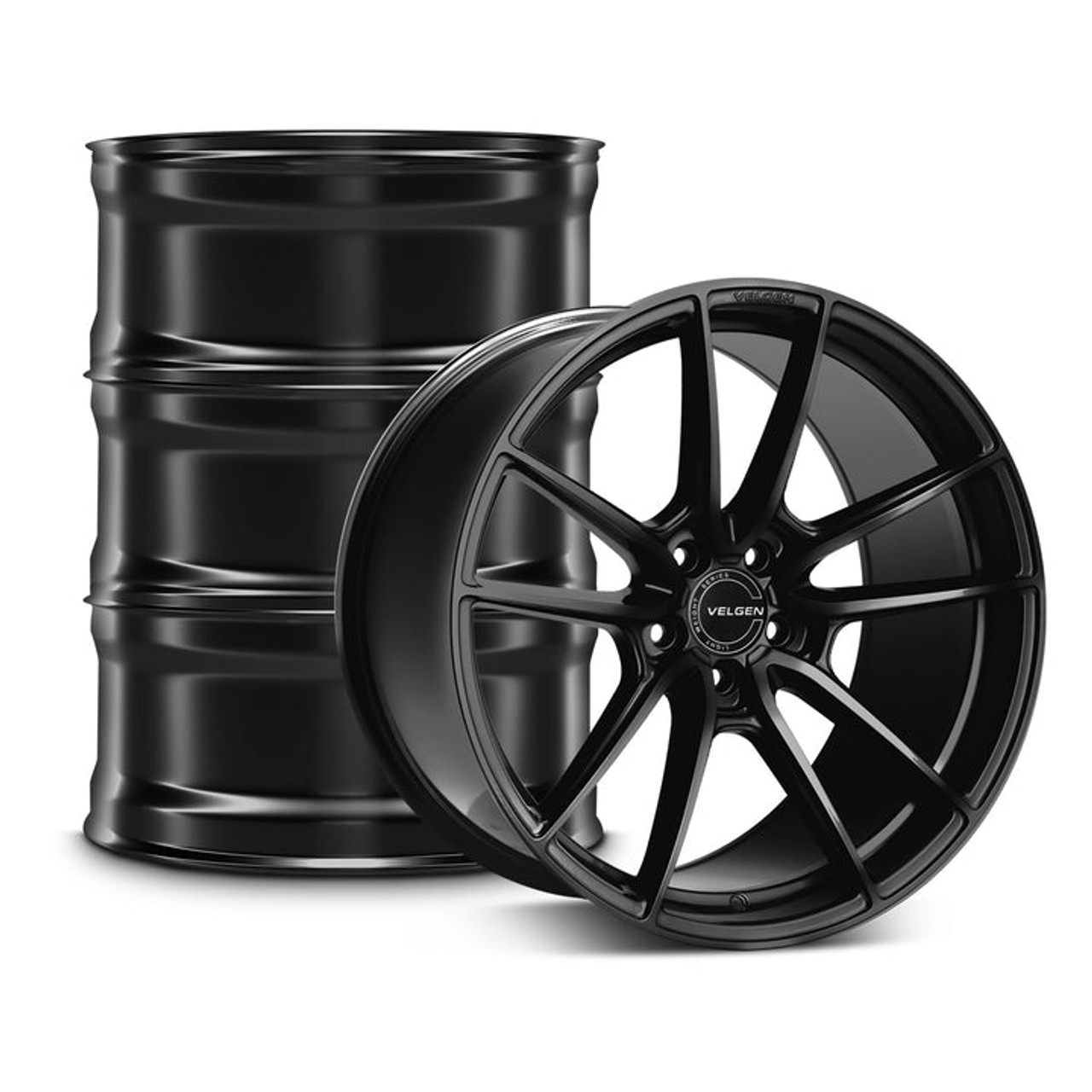Velgen VF5 Wheel Kit 22x10.5 Satin Black - Dodge Durango / Jeep Grand Cherokee / Trackhawk