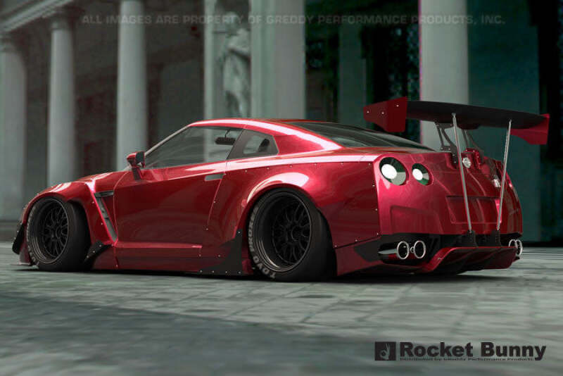GReddy 09+ Nissan GT-R R35 Rocket Bunny GT-Wing (Rods) - 17020649 Photo - Close Up