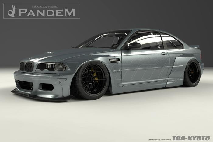 GReddy 99-06 BMW E46 Coupe Pandem Wide Body Rear Fenders (SPECIAL ORDER) - 17090224 Photo - Primary