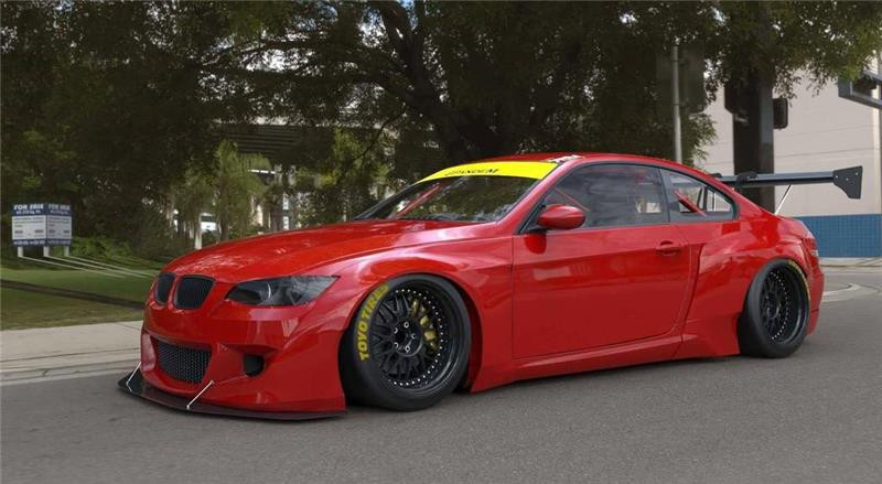 GReddy Pandem 07-13 BMW M3 (E92) Full Rocket Bunny Wide-Body Aero Kit w/ Ducktail Wing - 17090250 Photo - Primary