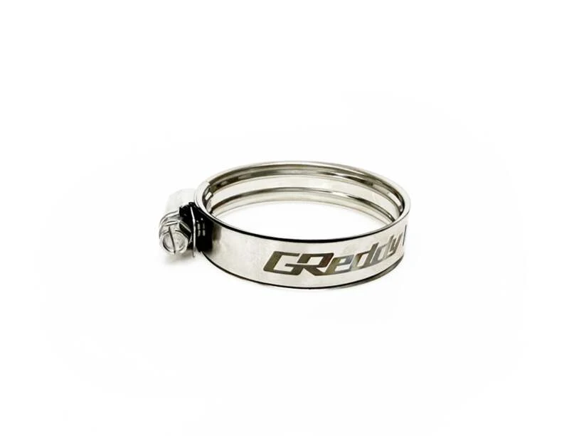 GReddy DUAL BEAD BOOST CLAMP 39-56MM #28 STAINLESS - 22410056S Photo - Close Up