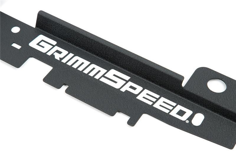 GrimmSpeed 05-09 Subaru Legacy/Outback Radiator Shroud w/Tool Tray - Textured Black - 096030 Photo - Primary