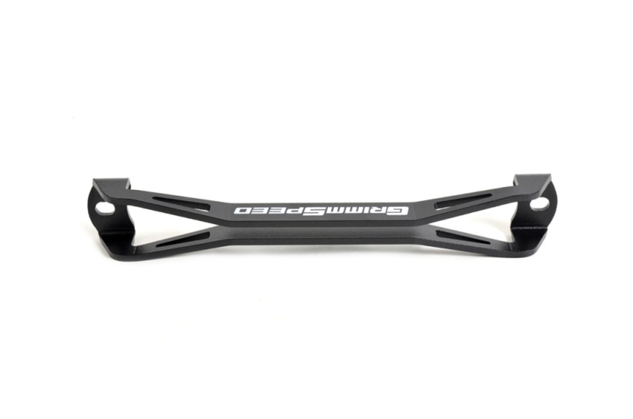 GrimmSpeed 08-18 Subaru WRX/STI Lightweight Battery Tie Down - Black - 121026