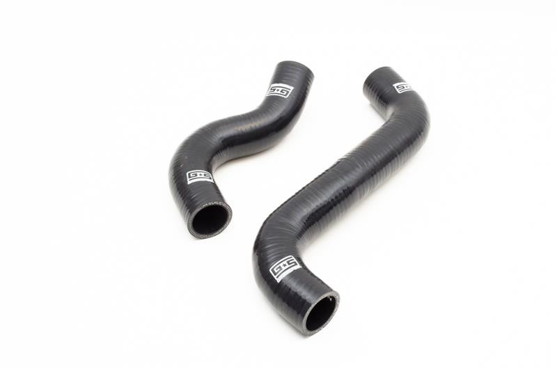 GrimmSpeed 15-17 Subaru WRX / 14-17 Subaru Forester XT Radiator Hose Kit - Black - 405324 Photo - Primary