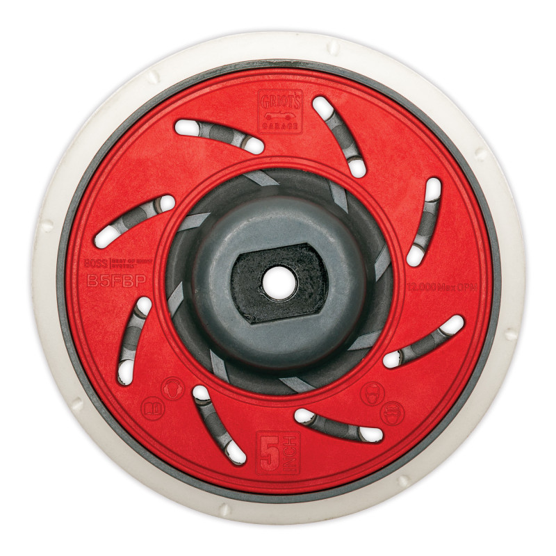 Griots Garage BOSS 5in Fanned Orbital Backing Plate - 10559 Photo - Primary