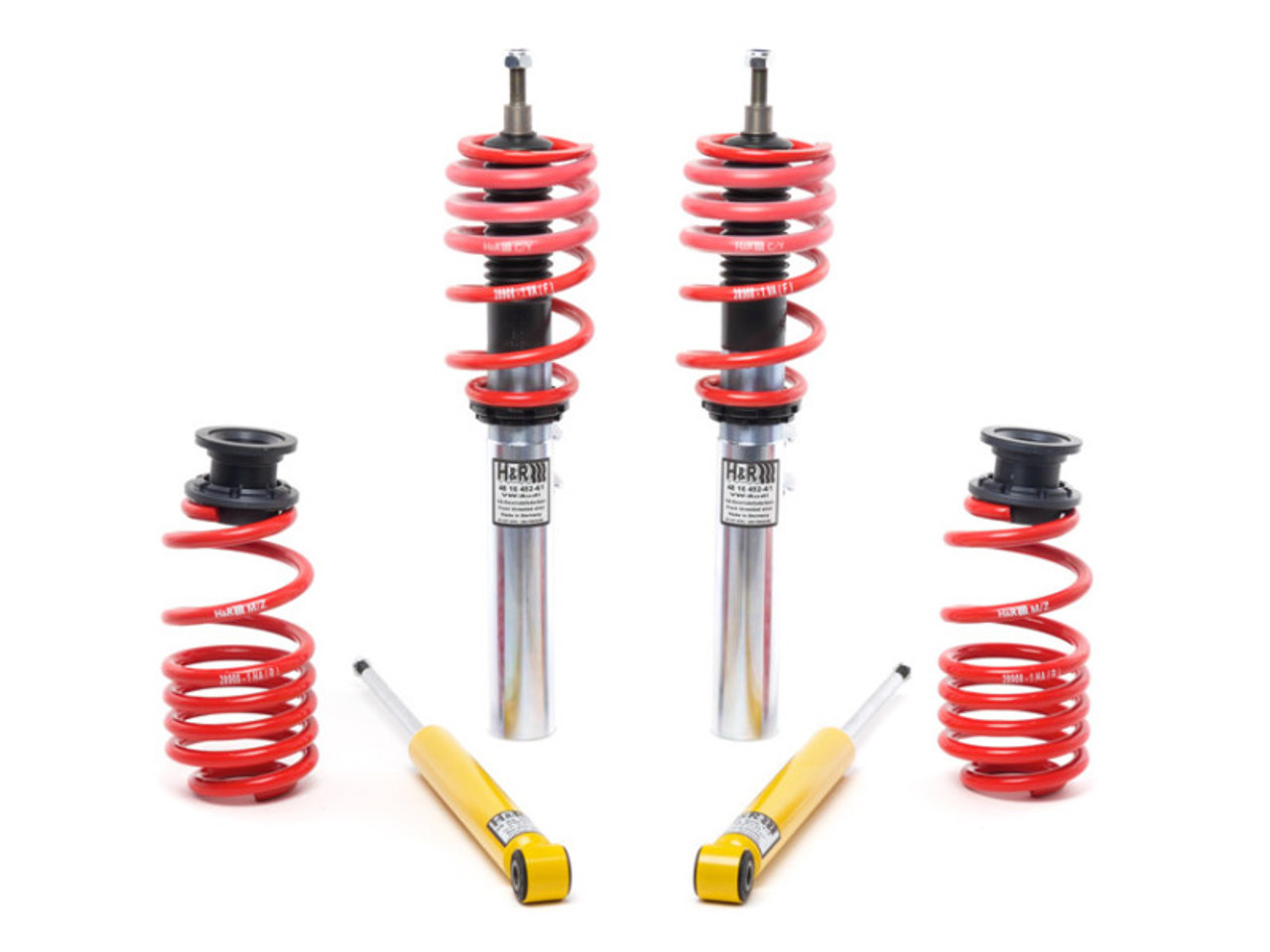 H&R 10-14 Volkswagen Golf/Golf GTI 2.5L/TDI/2.0T MK6 Street Perf. Coil Over (Ultra Performance) - 28908-11 Photo - out of package