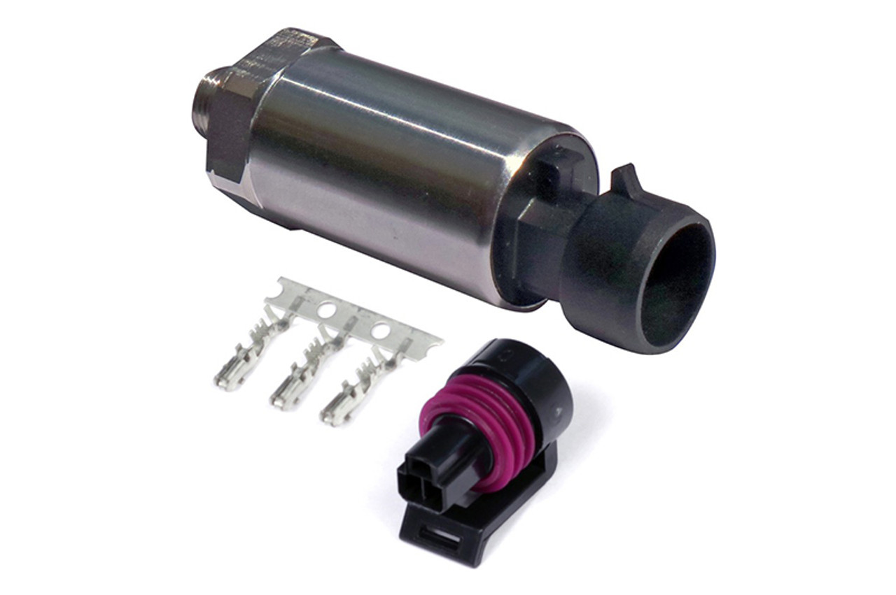 Haltech 5 Bar Motorsport Stainless Steel Diaphragm MAP Sensor 1/8 NPT w/Plug & Pins - HT-010138