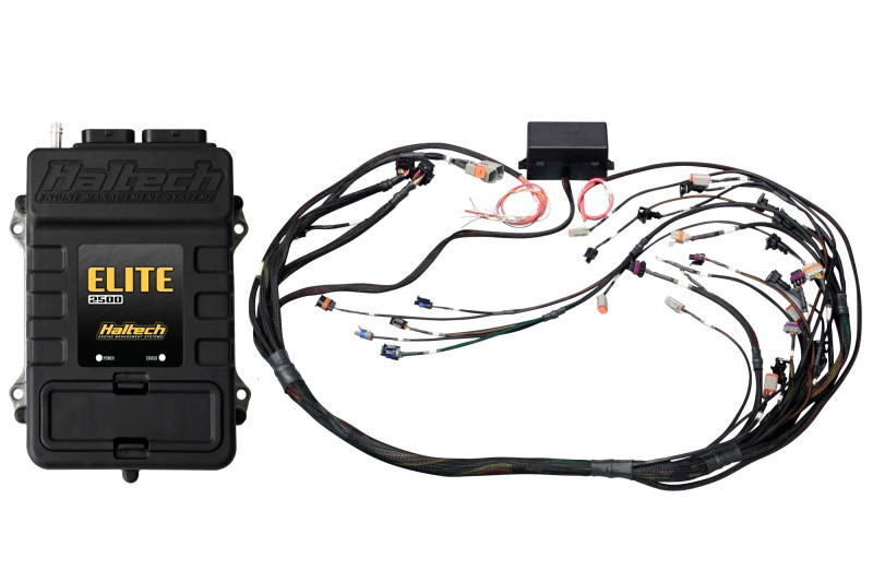 Haltech Elite 2500 Terminated Harness ECU Kit w/EV6 Injector Connectors - HT-151365