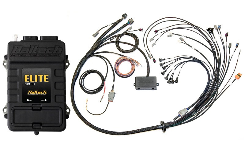 Haltech Elite 2500 Terminated Harness ECU Kit w/EV1 Injector Connectors - HT-151376