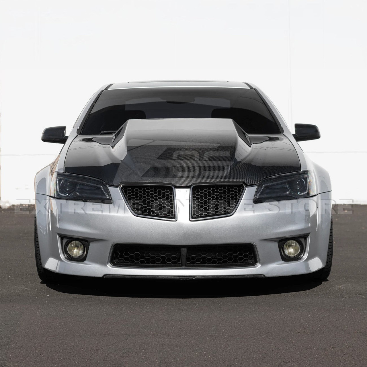 EOS Carbon Fiber Cowl Hood - 08-09 Pontiac G8 (HOOD-943-BKCF)