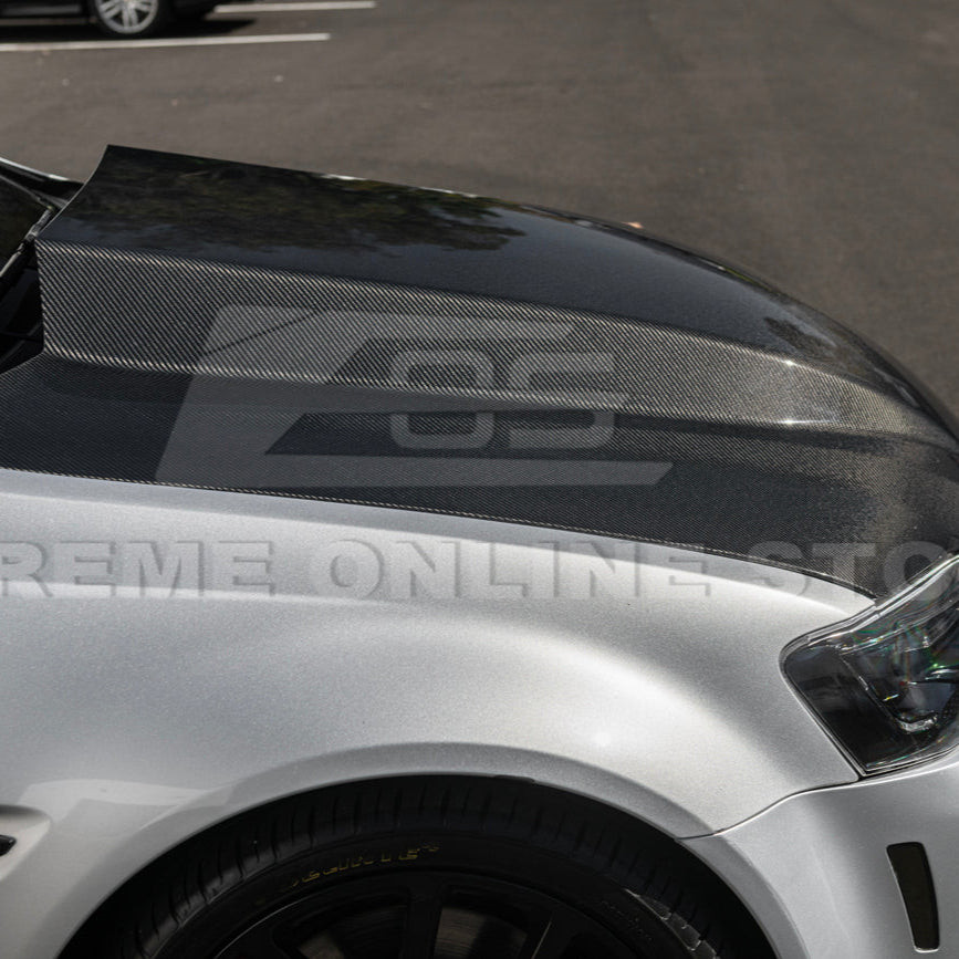 EOS Carbon Fiber Cowl Hood - 08-09 Pontiac G8 (HOOD-943-BKCF)