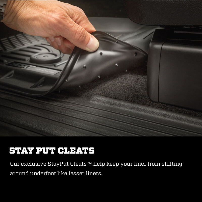 Husky Liners 19-22 RAM 2500/3500 Std Cab (Vinyl Floor) WeatherBeater Front Floor Liners - Black - 13781