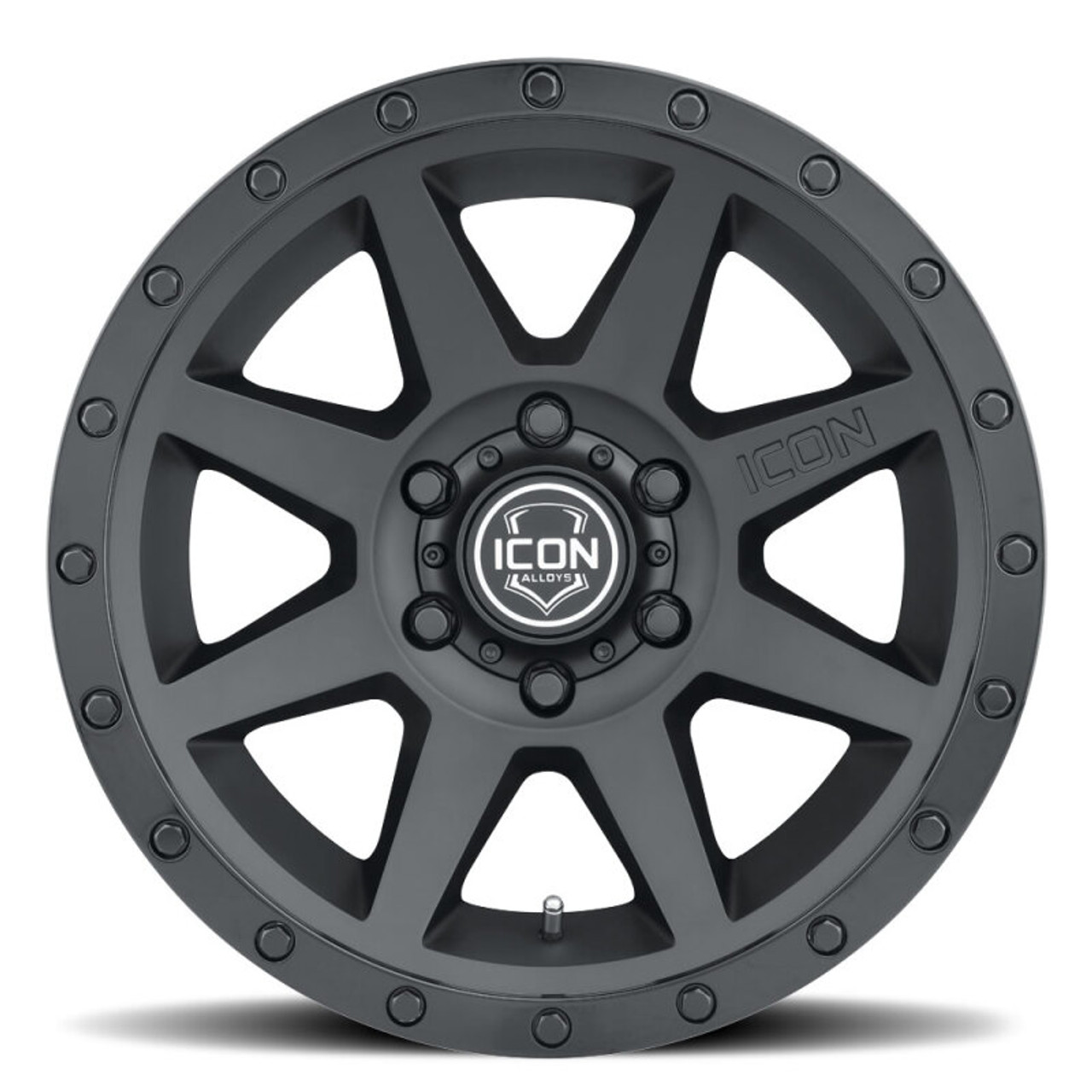 ICON Rebound 18x9 6x135 6mm Offset 5.25in BS 87.1mm Bore Double Black Wheel - 1818906352DB