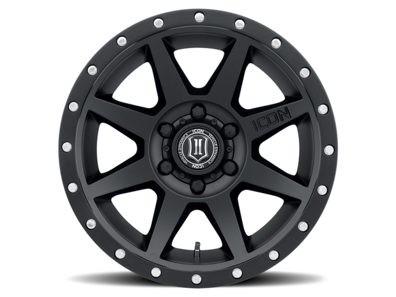 ICON Rebound 18x9 6x135 6mm Offset 5.25in BS 87.1mm Bore Satin Black Wheel - 1818906352SB