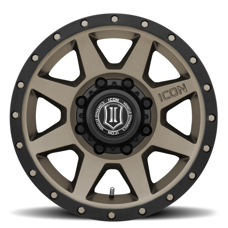 ICON Rebound HD 18x9 8x6.5 12mm Offset 5.5in BS 121.4mm Bore Bronze Wheel - 1818908055BR