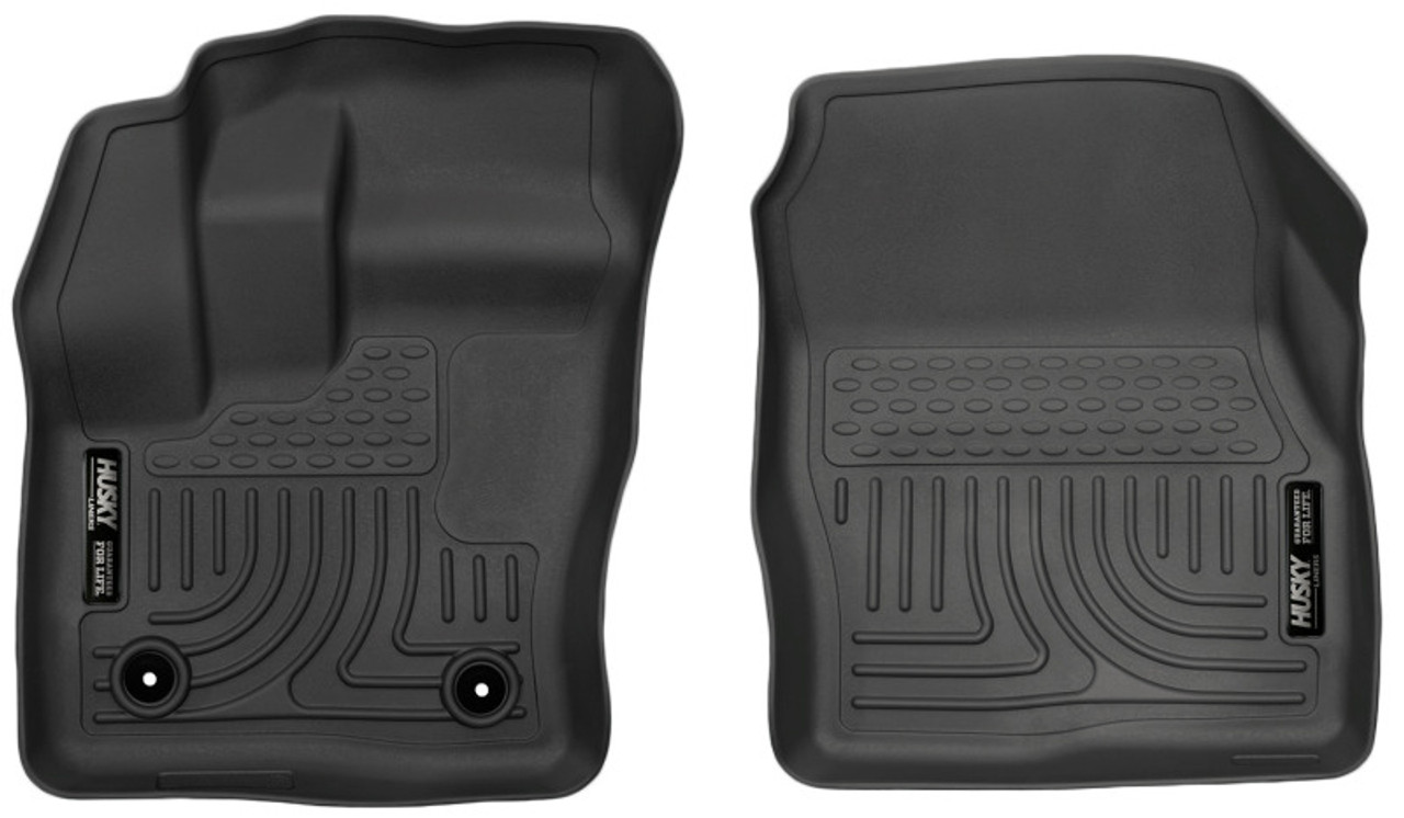 Husky Liners 2014-2015 Ford Transit Connect WeatherBeater Front Black Floor Liners - 18321