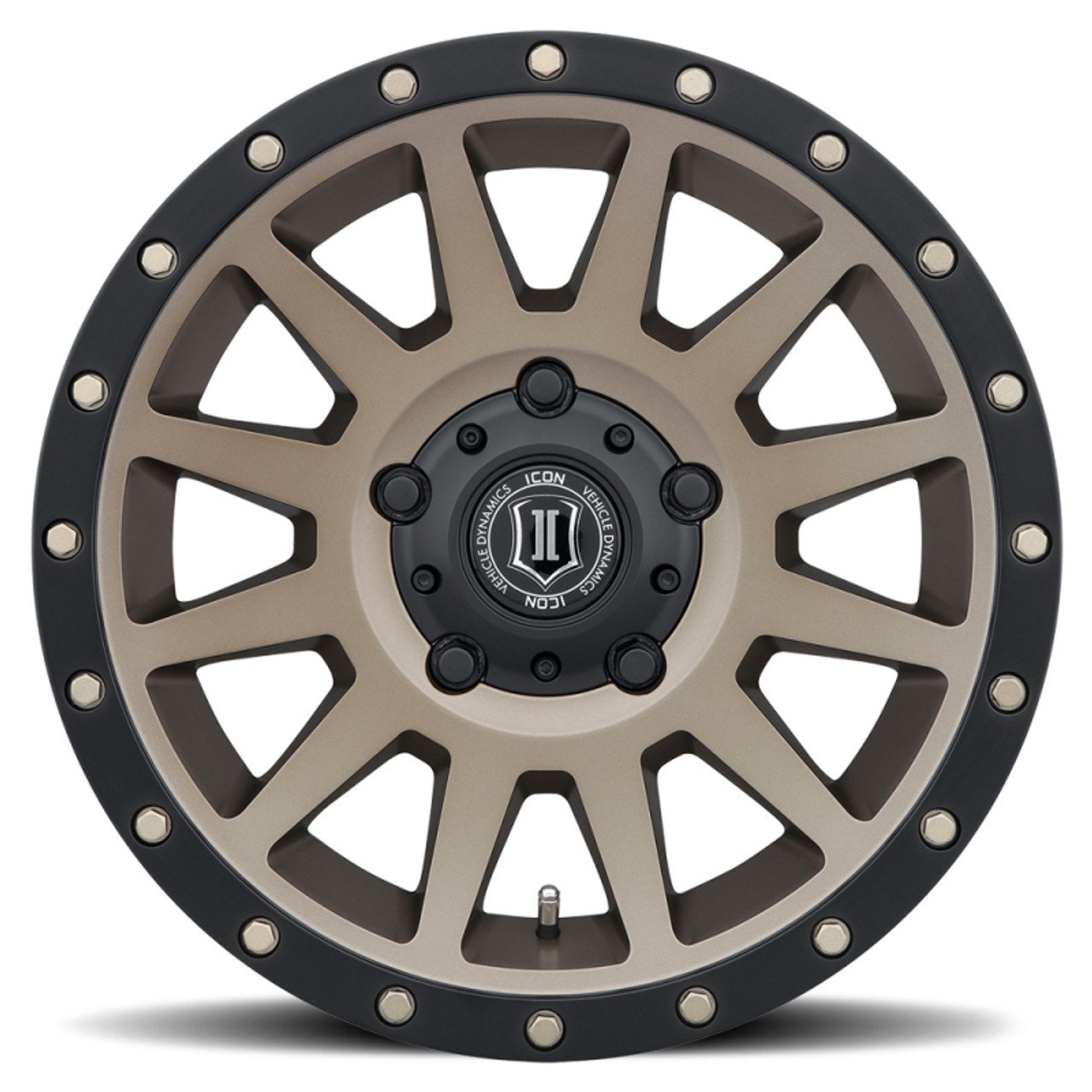 ICON Compression 17x8.5 5x150 25mm Offset 5.75in BS 110.1mm Bore Bronze Wheel - 2017855557BR