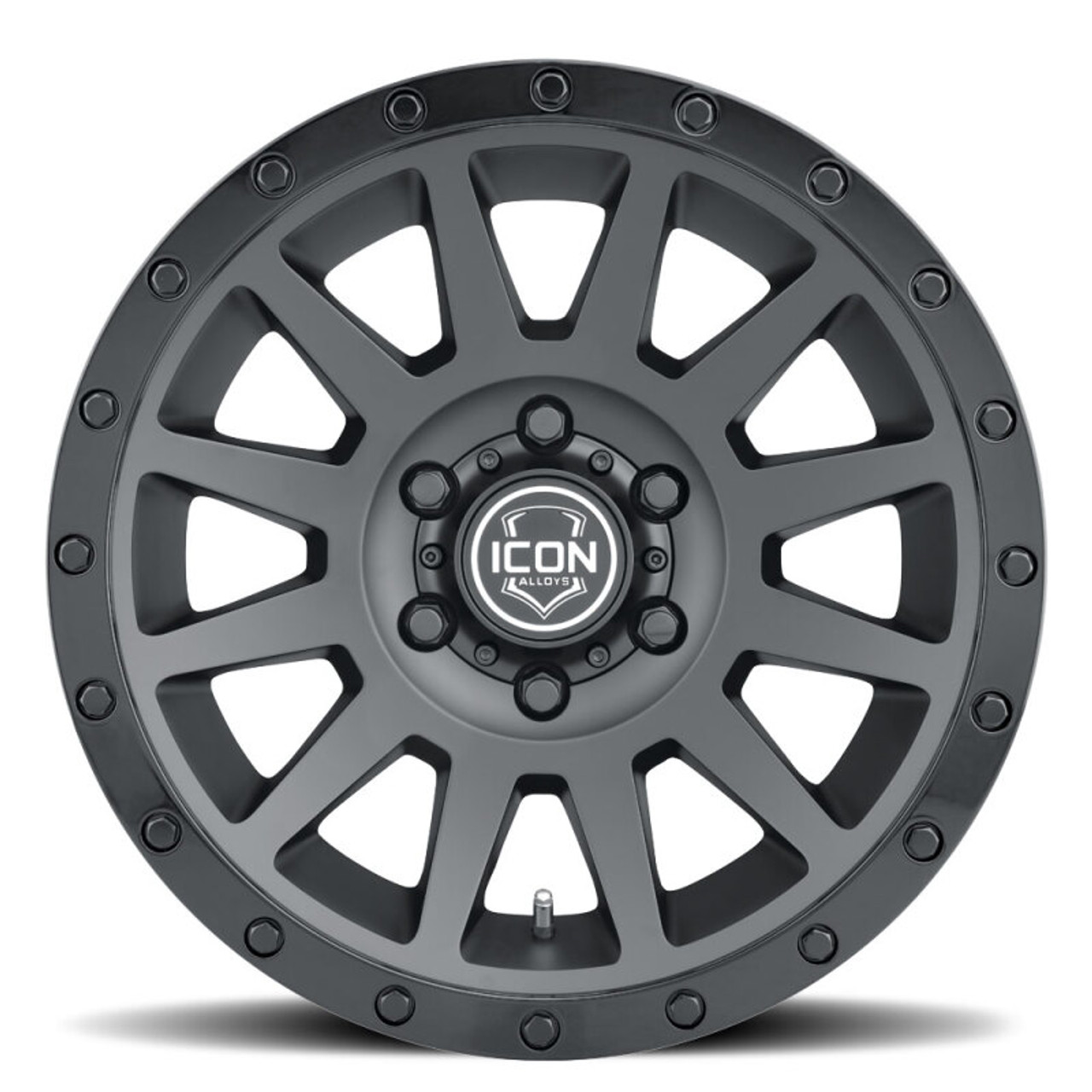 ICON Compression 18x9 6x135 6mm Offset 5.25in BS 87.1mm Double Black Wheel - 2018906352DB