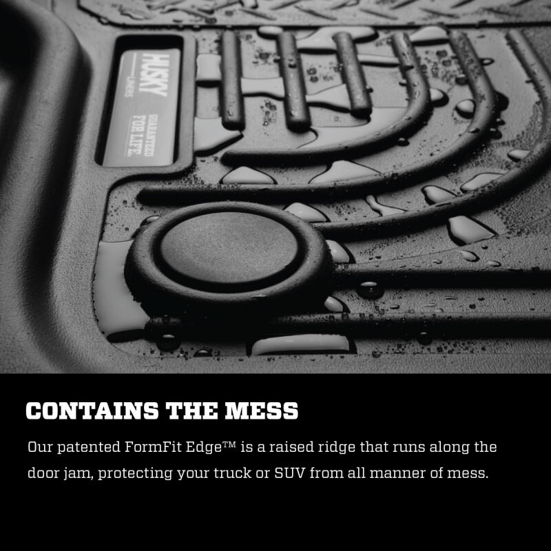 Husky Liners 07-13 Chevy Silverado 1500/2500HD Crew Cab PU Weatherbeater Black 2nd Seat Floor Liner - 19201