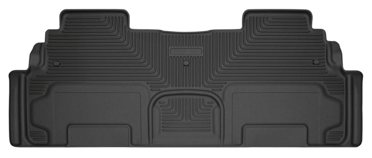Husky Liners 09-14 Chevy Traverse/07-14 GMC Acadia Weatherbeater Black 2nd Seat Floor Liners - 19211