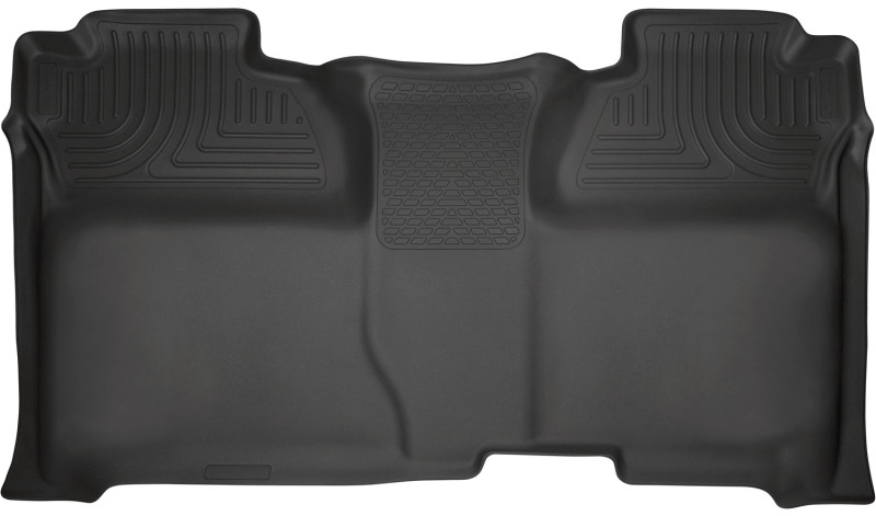 Husky Liners 14 Chevrolet Silverado 1500/GMC Sierra 1500 WeatherBeater Black 2nd Seat Floor Liners - 19231