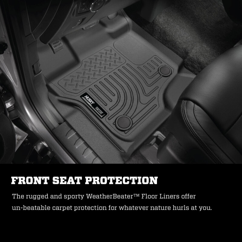 Husky Liners 09-12 Ford F-150 Super Crew WeatherBeater Black Rear Cargo Liner - 19331