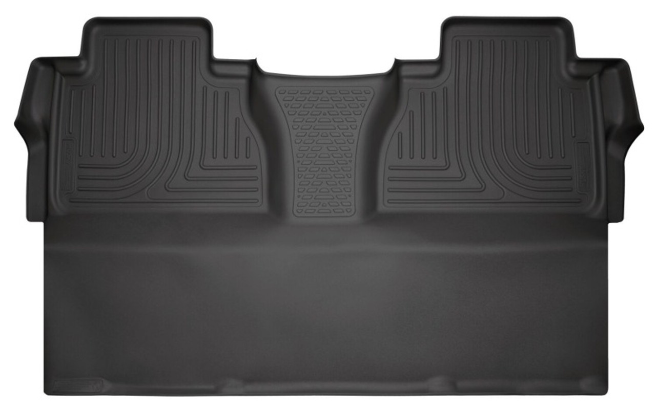 Husky Liners 14-15 Toyota Tundra CrewMax Cab Pickup Weatherbeater Black 2nd Seat Floor Liners - 19581