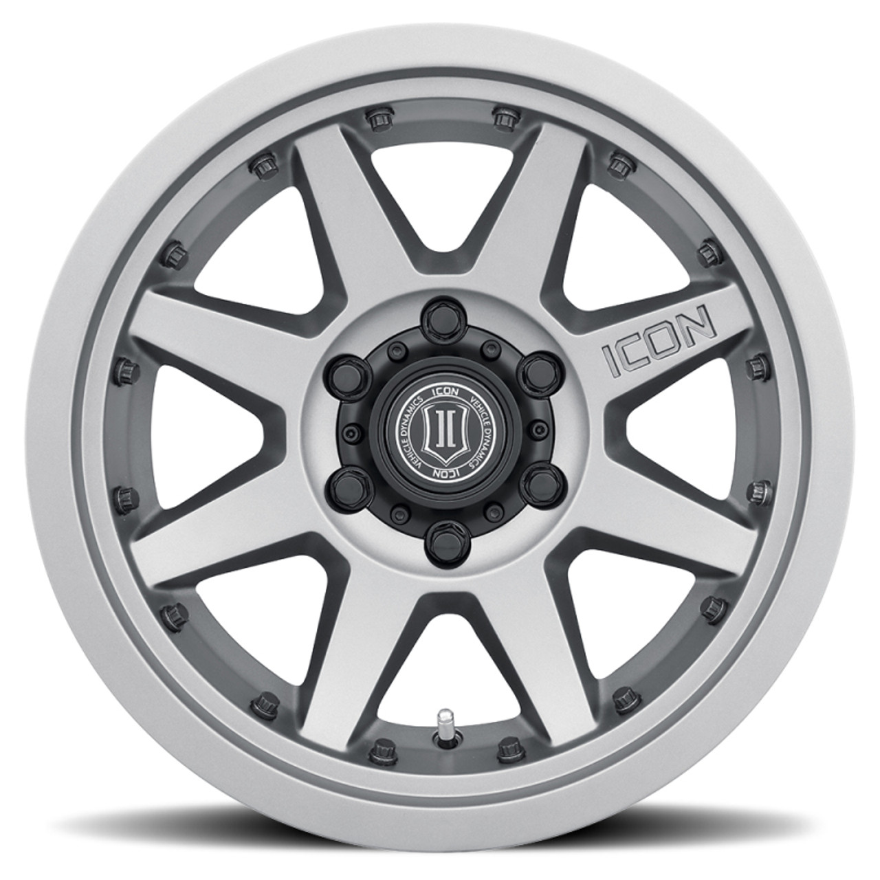ICON Rebound Pro 17x8.5 5x150 25mm Offset 5.75in BS 110.1mm Bore Titanium Wheel - 21817855557TT
