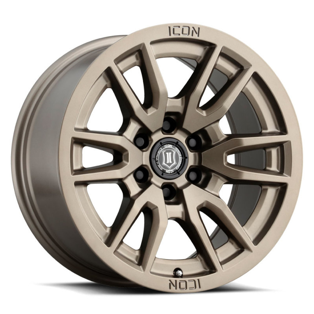 ICON Vector 6 17x8.5 6x135 6mm Offset 5in BS 87.1mm Bore Bronze Wheel - 2417856350BR