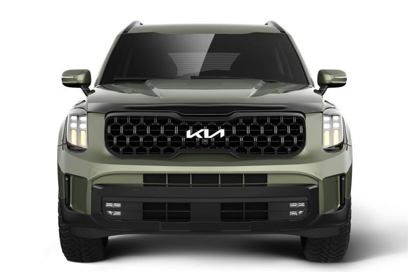 Husky Liners 20-24 Kia Telluride Aeroskin Hood Protector - Smoke - 2842218