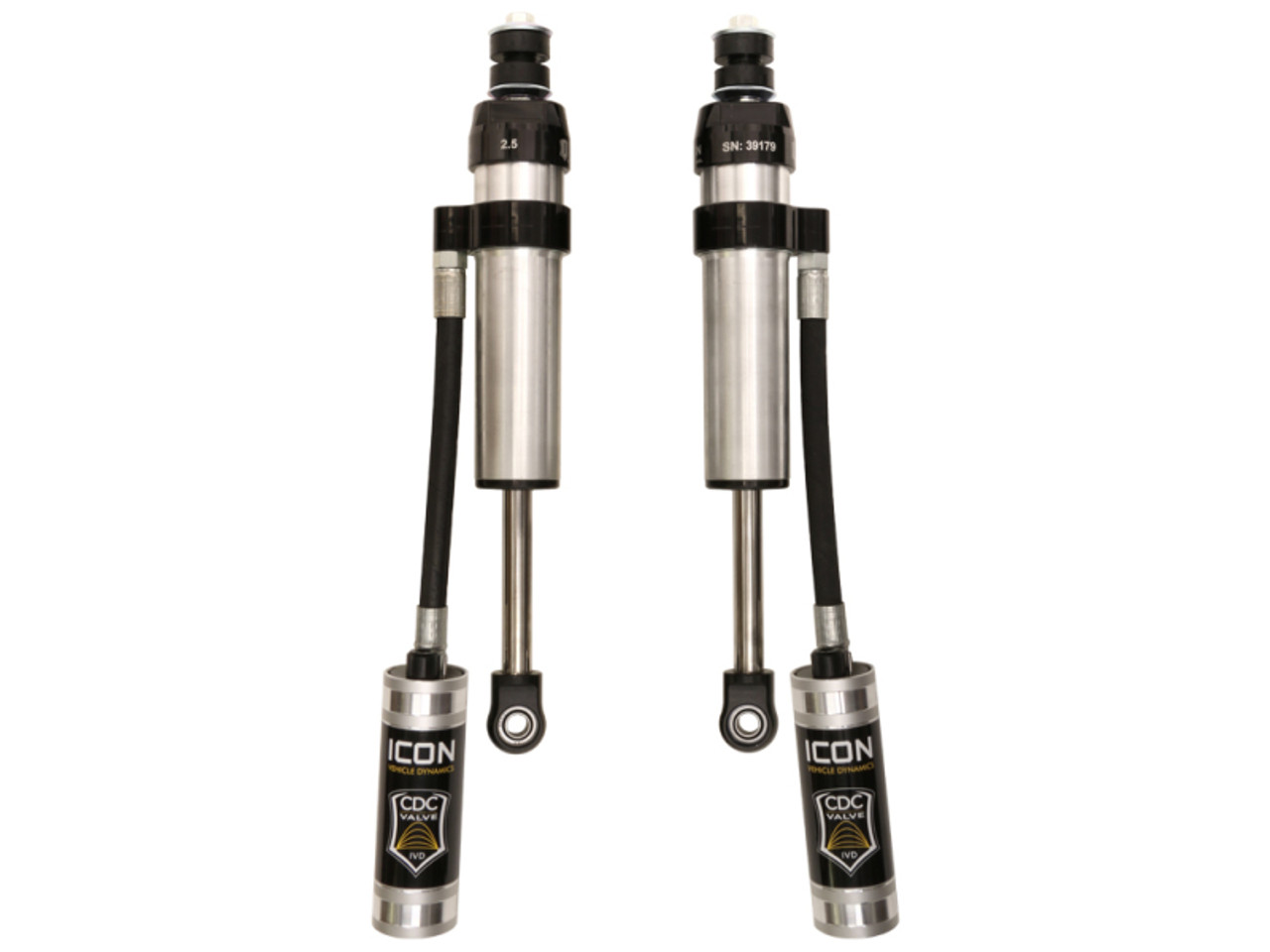 ICON 98-07 Toyota Land Cruiser 100 Series 0-3in Front 2.5 Series Shocks VS RR CDCV - Pair - 57807CP
