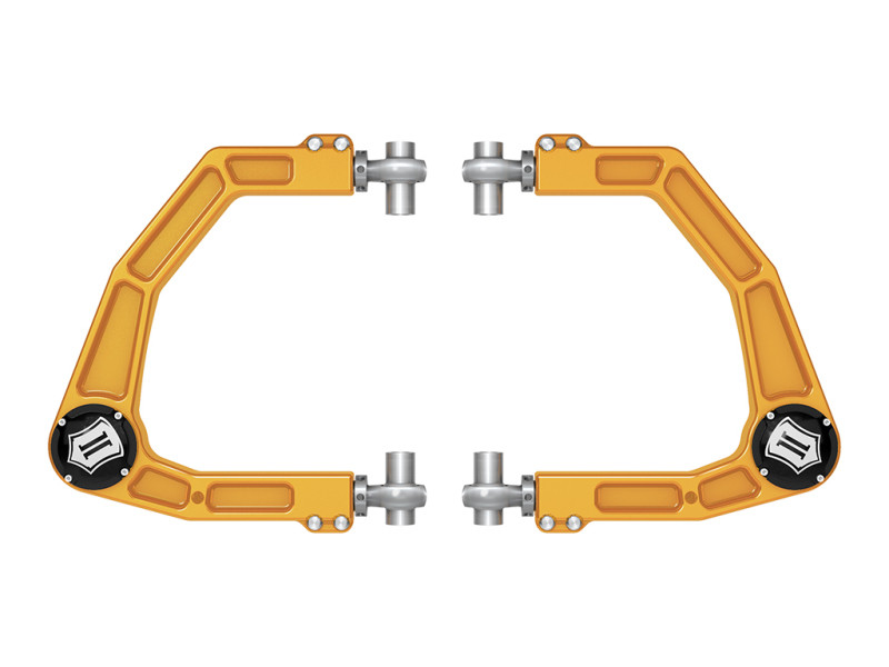 ICON 2024 Toyota Tacoma Billet Upper Control Arm w/ Delta Joint Pro - Gold Anodized - 58552GDJ