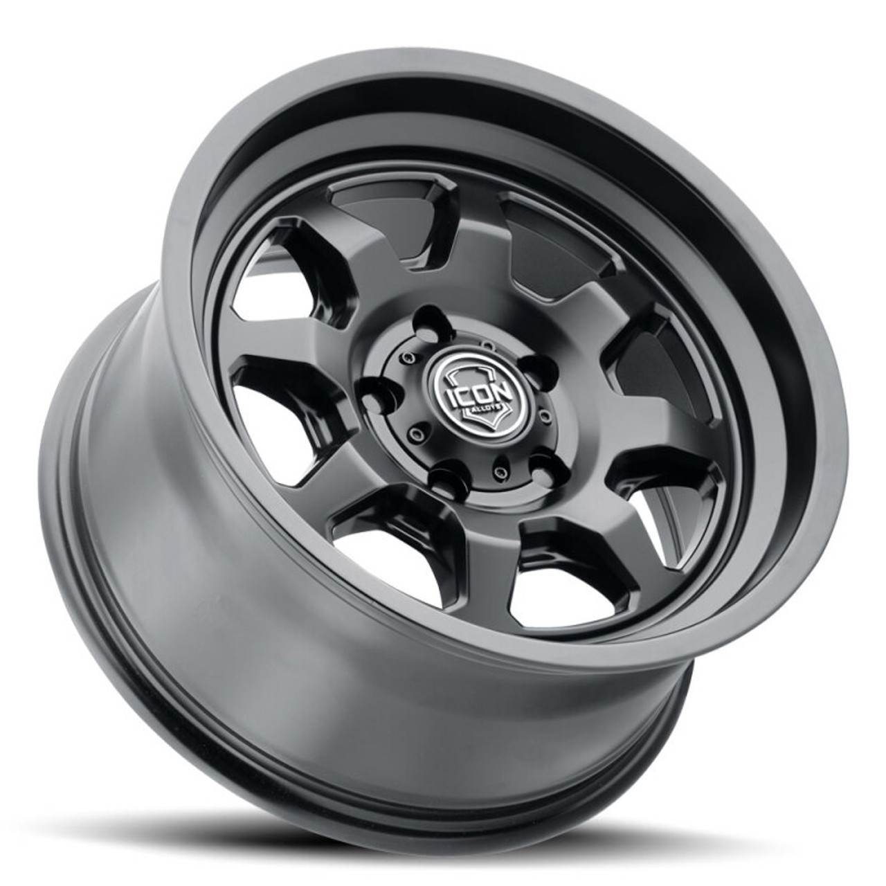 ICON Nuevo 17x8.5 / 6x5.5 / 25mm Offset / 5.75in BS - Satin Black Wheel - 8117859057SB