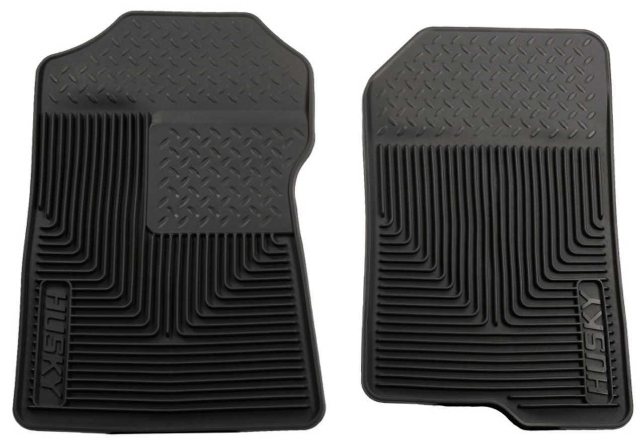 Husky Liners 98-02 Ford Expedition/F-150/Lincoln Navigator Heavy Duty Black Front Floor Mats - 51021