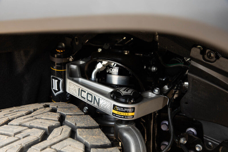 ICON 2024+ Toyota Tacoma 1.25in-3in Stage 5 Suspension System Billet w/ Triple Rate Spring - K53295S Photo - Mounted